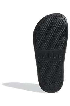 Adidas Adilette Aqua K – Schwarze Pantoletten mit goldenen Details
