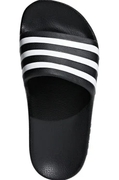 Adidas Adilette Aqua K Schwarze Gummipantoffeln