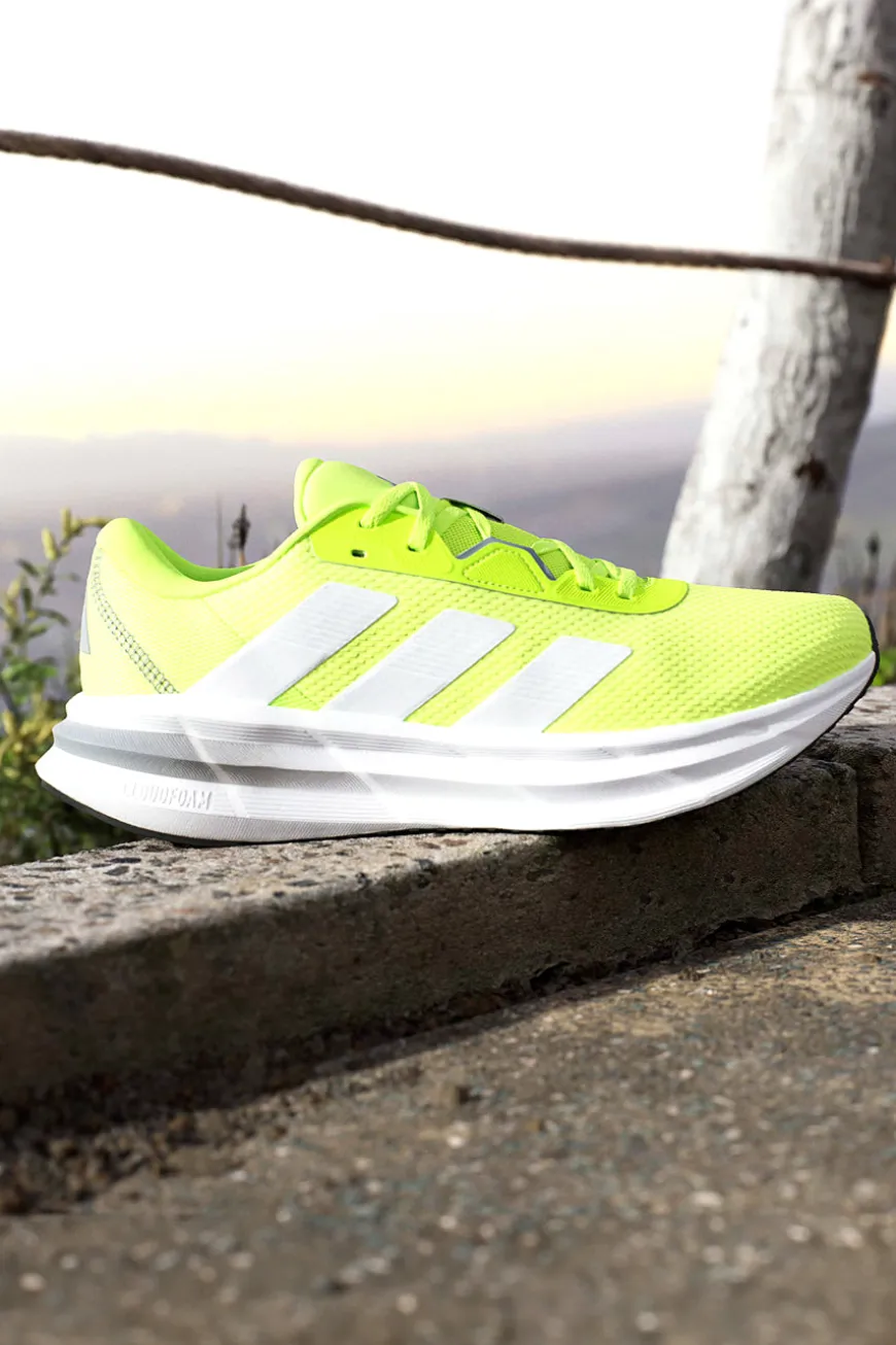Adidas Galaxy 7 M Mesh-Laufschuhe in fluoreszierendem Gelb