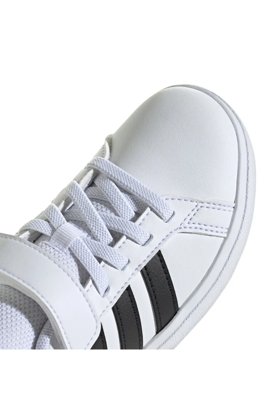 Adidas GRAND COURT 2 EL C Schwarze und weiße Turnschuhe