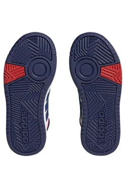 Adidas Hoops 3.0 Mid K Weiße hohe Turnschuhe