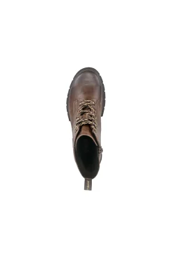 Anfibi marroni caldi con zip e suola carrarmato Bagatt D35ANC355000