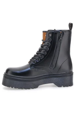 Anfibi Neri Con Flatform Gas Brighton