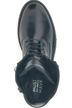 Anfibi neri in vera pelle Pittarello Must have T81208