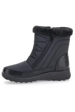 Après-Ski-Stiefel mit Reißverschluss Schwarz MIO TEMPO 515