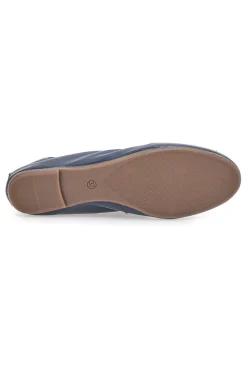 Ballerina blu in vera pelle Pittarello Look 818005