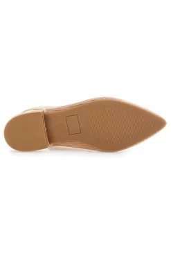 Ballerine beige in tessuto con soletta morbida The First PRESZ11
