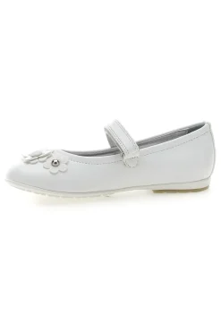 Ballerine Bianche con Cinturino e Soletta in Vera Pelle LAURA BIAGIOTTI AG17081