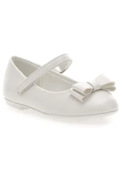 Ballerine Bianche con Cinturino e Fiocco GRAZIE GIRL 39G2509S