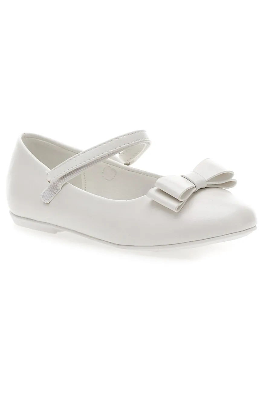 Ballerine Bianche con Cinturino e Fiocco GRAZIE GIRL 39G2509S
