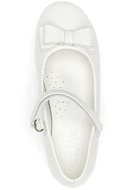 Ballerine Bianche con Cinturino e Fiocco GRAZIE GIRL 39G2509S