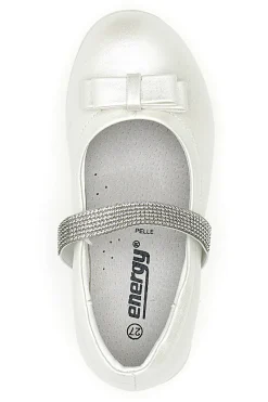 Ballerine Bianco Perlato Con Strass Energy 522