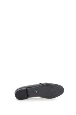 Ballerine in vernice nera a punto e doppio cinturino PITTARELLO GLAM 3690