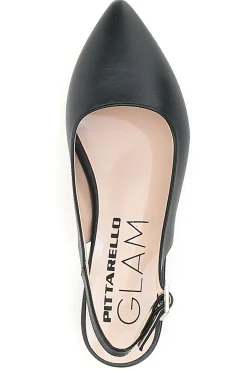 Ballerine Nere a Punta Pittarello Glam 3883