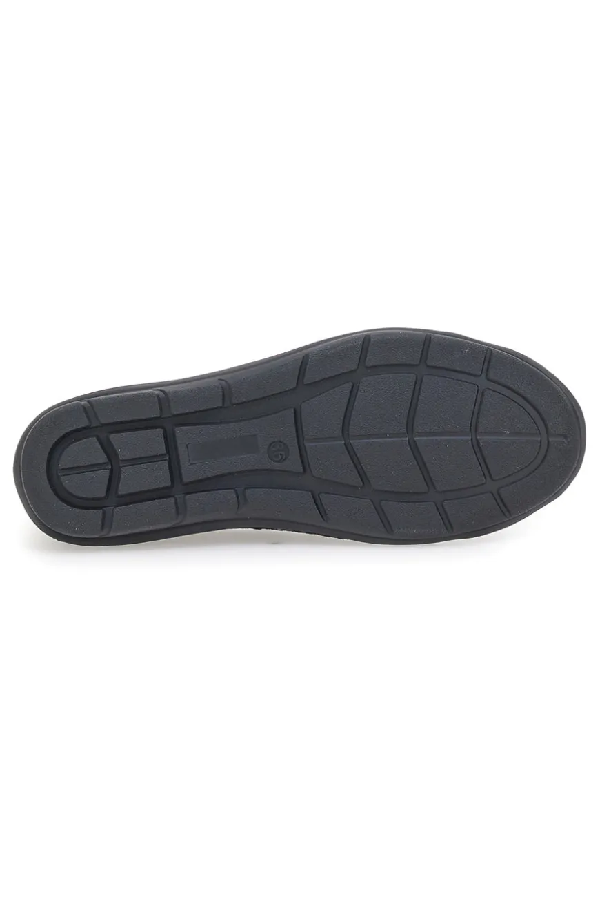 Ballerine Nere Con Elastici Prima Riga 19496FRUIT