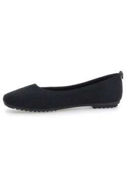 Ballerine nere in tessuto con soletta morbida The First PRE2