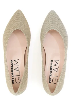 Ballerine Oro a Punta Pittarello Glam 3890