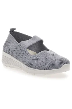 Ballerine Sportive Grigie con Cinturino Me & Me 090239
