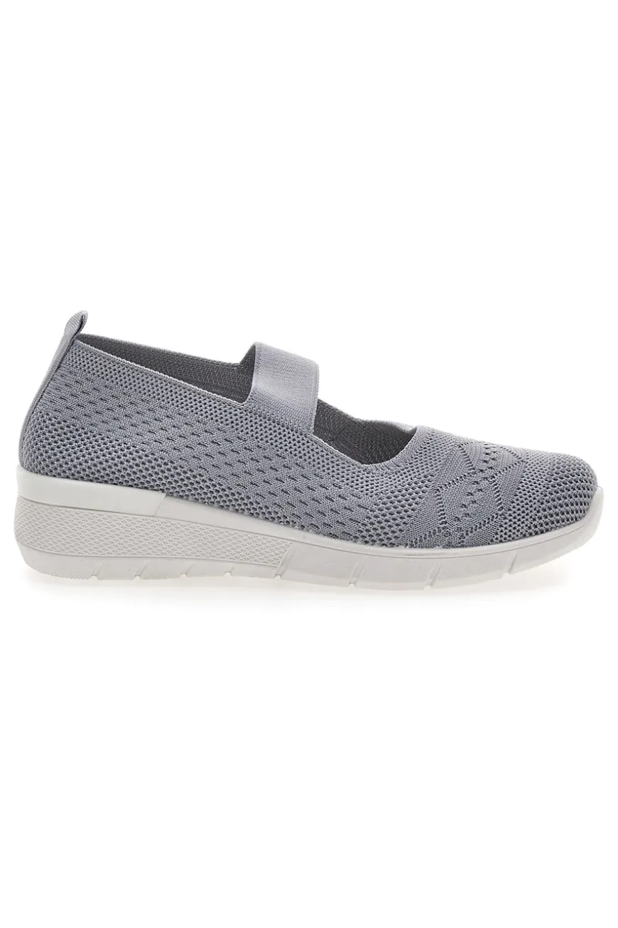 Ballerine Sportive Grigie con Cinturino Me & Me 090239