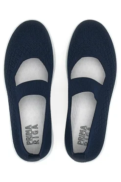 Ballerine Sportive Navy In Tessuto da Donna Prima Riga 430