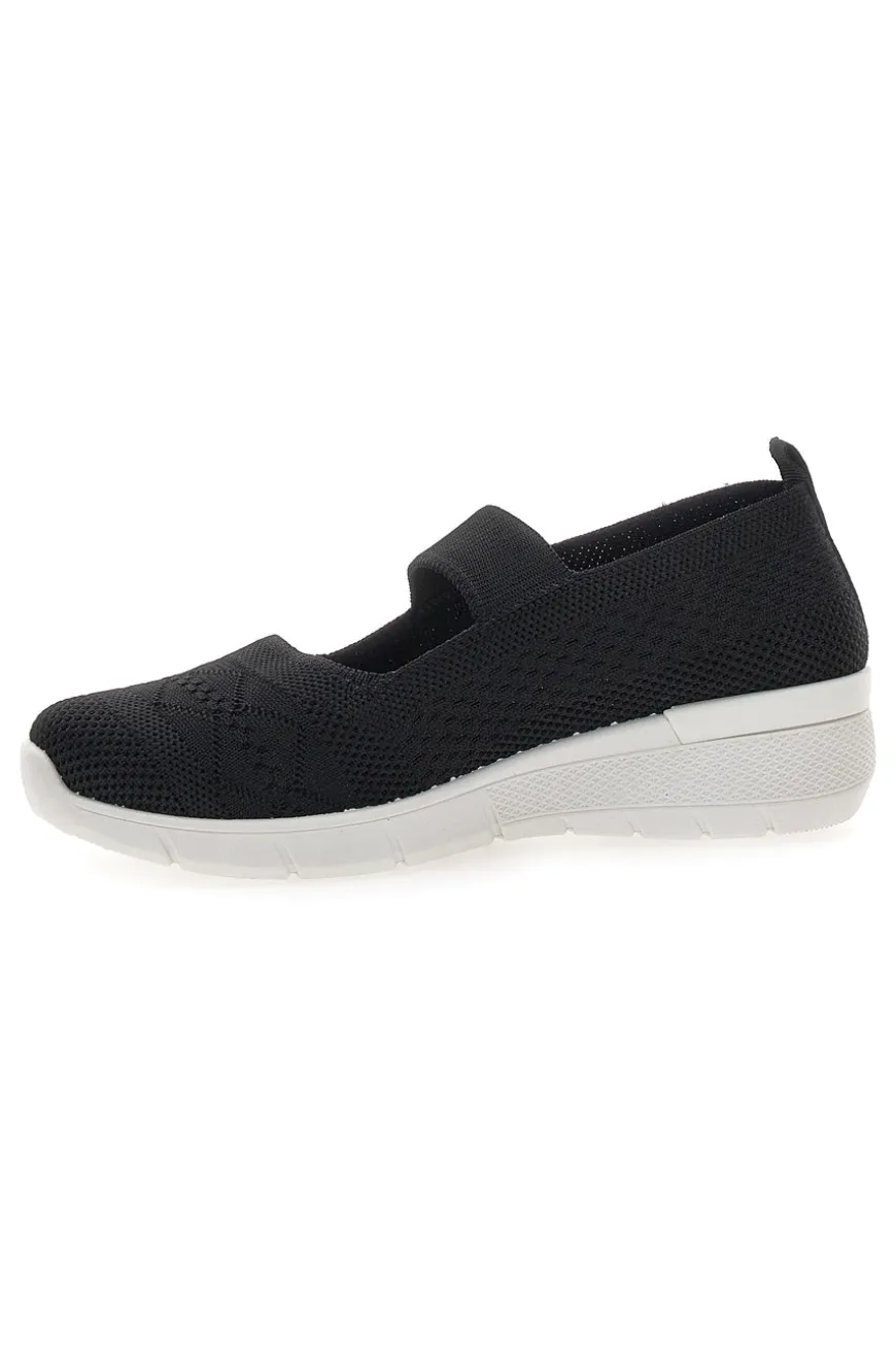Ballerine Sportive Nere con Cinturino Me & Me 090236