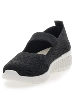 Ballerine Sportive Nere con Cinturino Me & Me 090236
