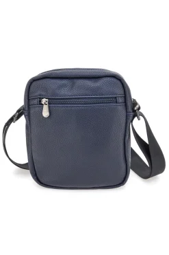 Basile BASILE BA520-1 Schultertasche in Hammerschlagoptik, blau