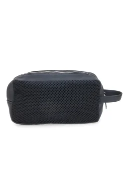 Beauty case nero con manico e zip frontale Biagiotti MOI LB25W-464/1/BUST