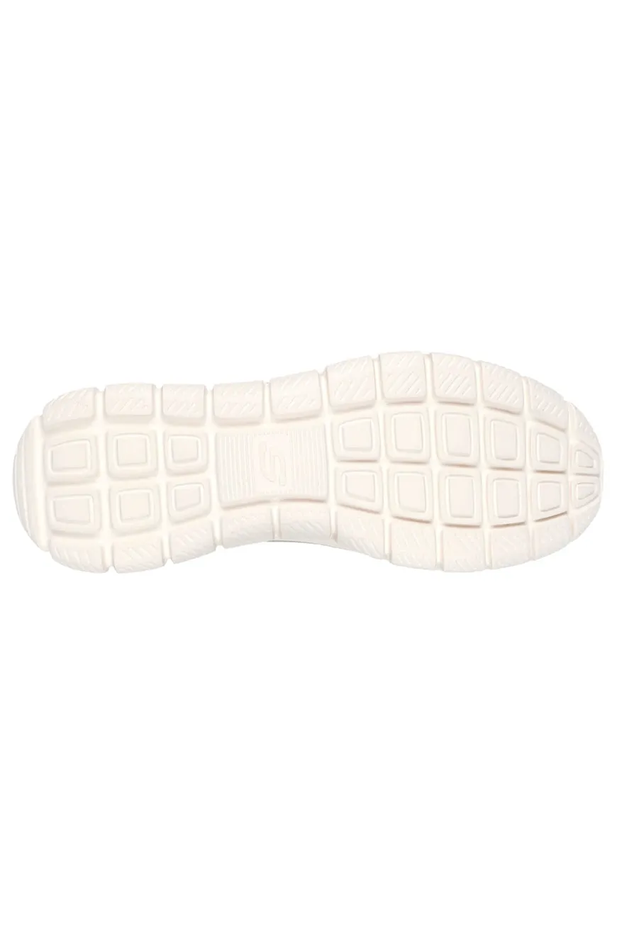 Beige Sneaker aus atmungsaktivem Mesh mit Skechers Track Front Runner Memory Foam-Innensohle