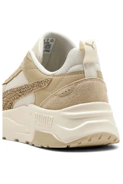 Beige und Creme Mesh Puma Trinity 2 Lt Topcat Turnschuhe