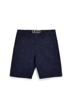 Bermuda blu con fantasia micro stelle U.s.grand polo US61050M
