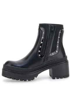 Bettyflowers 02 schwarze Chelsea-Stiefel