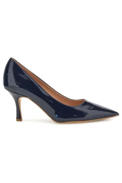 Blaue Lackleder Pumps Pittarello couture 6418