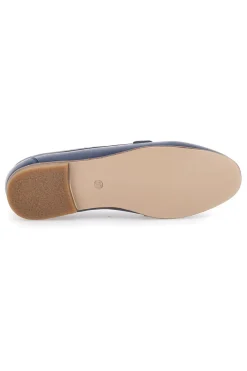 Blaue Mokassins mit Horsebit Mariella Burani 50450