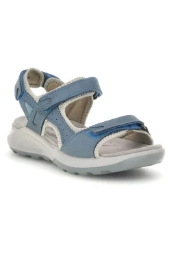 Blaue Sandalen mit Ledereinlegesohle Fly dinamic FD43