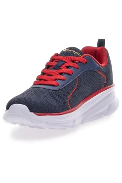 Blaue und rote Turnschuhe mit sportlicher Sohle Champion Hro Jb Gs Low Cut