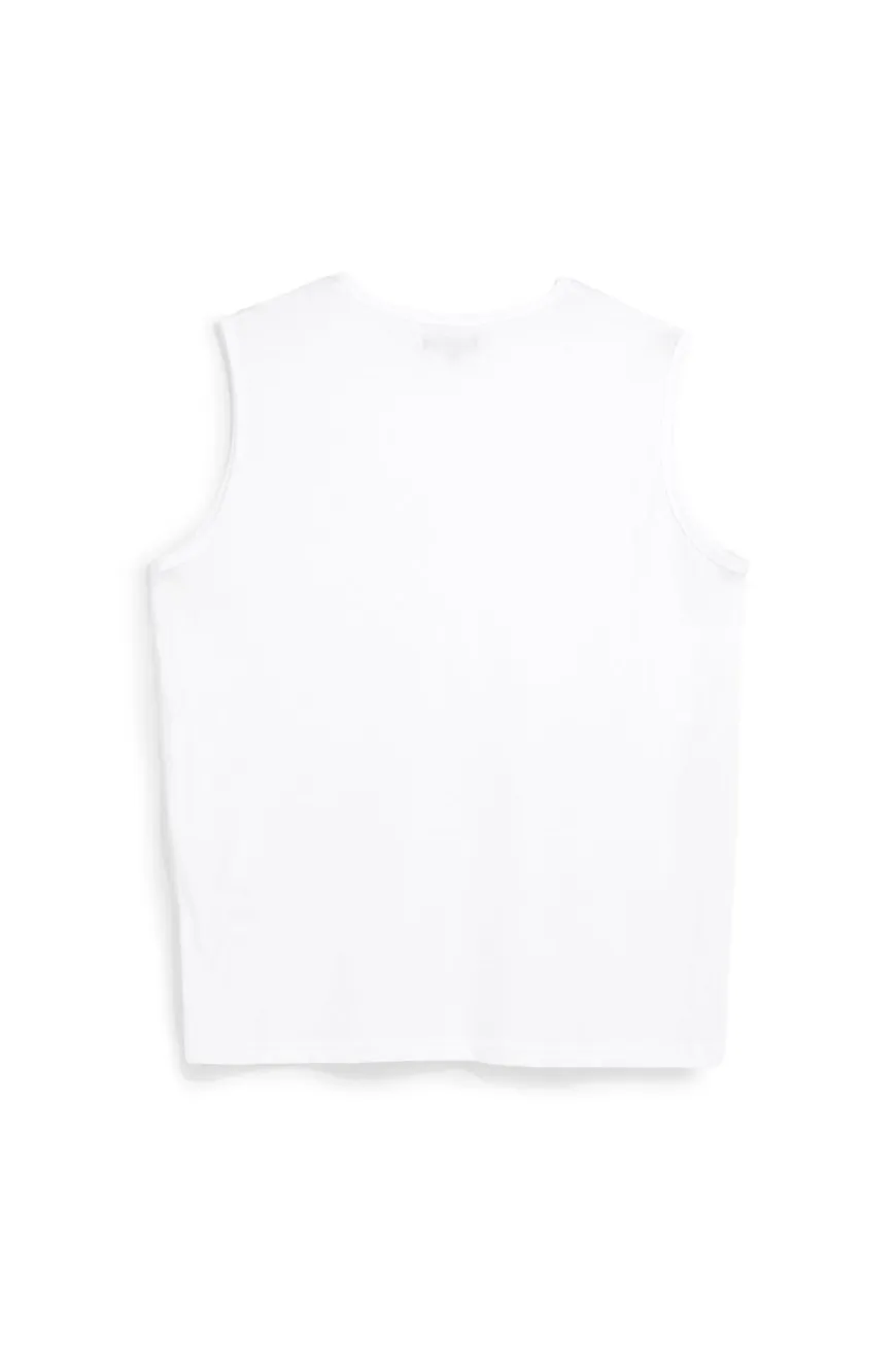 Boardman schlichtes weißes Tank-Top NBY506
