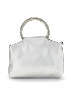 Borsa argento con manico gioiello Nbg SERA/1281
