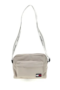 Borsa a Tracolla Beige in Tessuto con Tracolla con Logo Tommy Jeans 18462