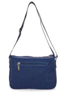 Borsa a Tracolla Jeans Con Cerniera Lancetti 24S-101-4