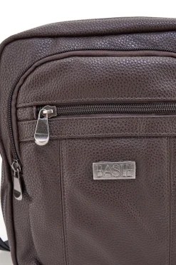 Borsa a tracolla marrone effetto martellato Basile BASILE BA520-4