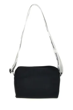 Borsa a Tracolla Nera in Tessuto con Tracolla con Logo Tommy Jeans 18462