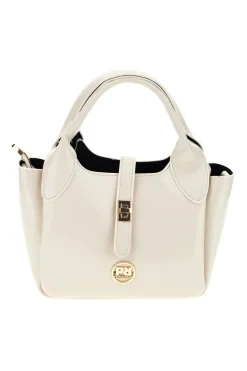 Borsa beige con foulard Prima riga BAGPITT005-B