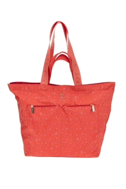 Borsa corallo fantasia con manici Naj-oleari 61476/MIAP2