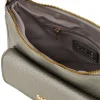 Borsa grigio metallizzato con tasca frontale Basile 11950EDOLL