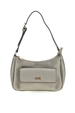 Borsa grigio metallizzato con tasca frontale Basile 11950EDOLL