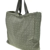 Borsa mare verde fantasia trasformabile in zaino Naj-oleari 61988/MIAP2