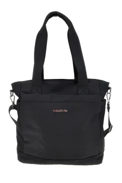 Borsa nera con tracolla e manici Me & me 2331