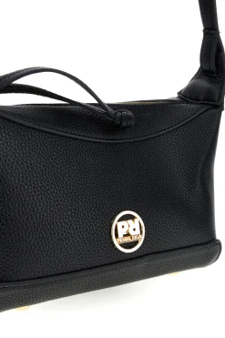Borsa nera con tracolla Prima riga BAGPITT003-B
