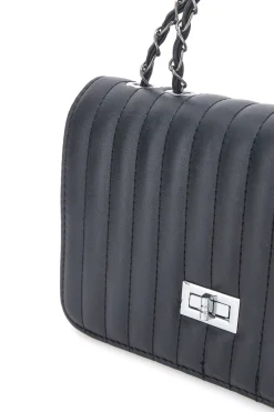 Borsa nera trapuntata con doppio manico PRIMA RIGA SPA ATENA